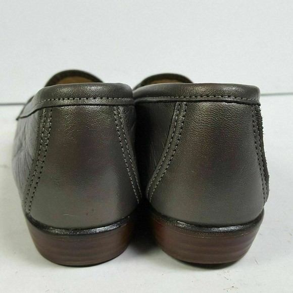 SAS Penny Loafers Womens Size 7.5 S Wink Pewter Leather Shoes - Picture 5 of 8